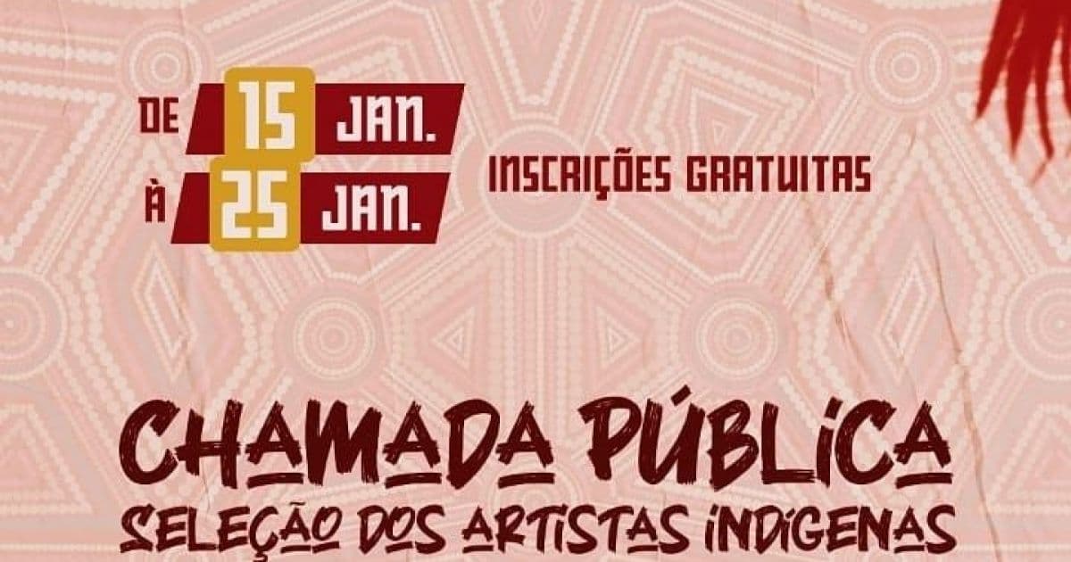 'Asé Orin' abre chamada pública para seleção de artistas indígenas