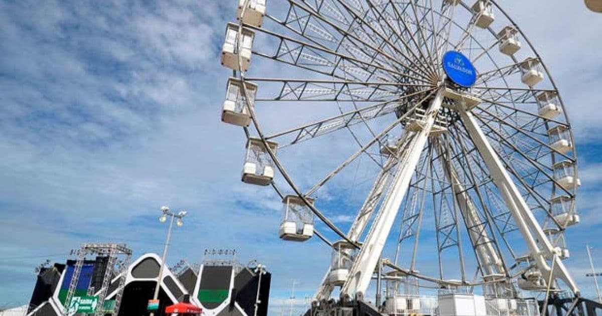 Com recursos garantidos, prefeitura quer inaugurar roda-gigante de Salvador em 2022
