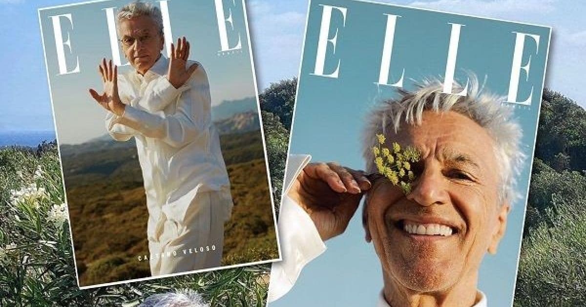 Caetano Veloso estampa a capa da Elle Brasil de setembro