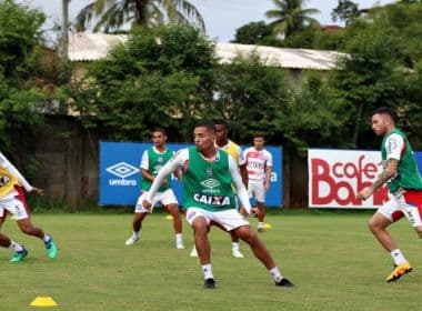 Em treino fechado, Bahia reforça parte tática de olho no Botafogo-PB