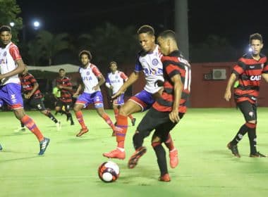  Sub-20: Vitória e Bahia empatam sem gols no primeiro jogo da final do Campeonato Baiano