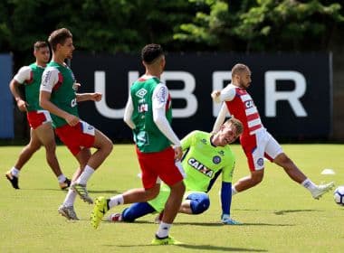 Bahia finaliza a preparação para o desafio contra o Palmeiras neste sábado
