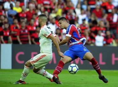 Frágil como visitante, Bahia é derrotado pelo Flamengo e pode voltar para a zona