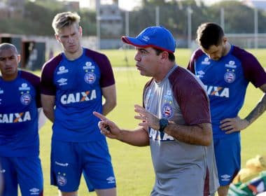 Enderson Moreira mantém equipe titular em primeiro treino no Bahia