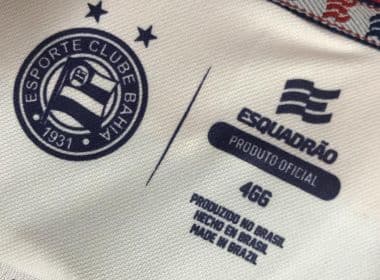 Loja anuncia pré-venda de novos uniformes, mas adia por determinação do Bahia