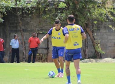 Com treino regenerativo, Bahia se reapresenta de olho no Atlético-MG