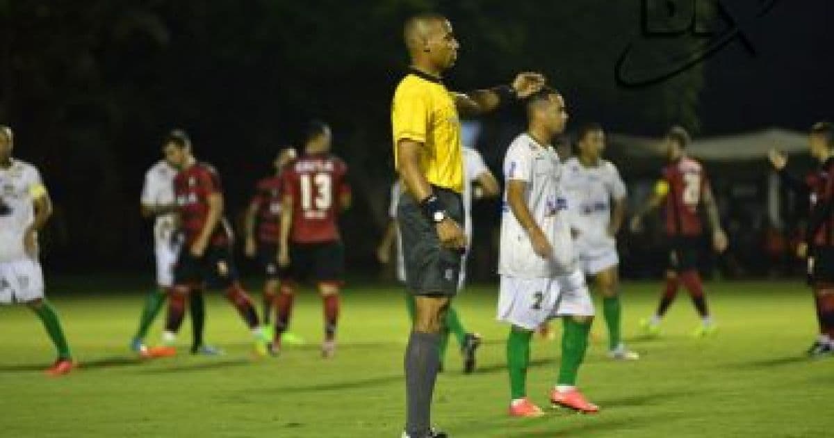 Bruno Pereira Vasconcelos apita jogo decisivo entre Atlético-BA e Bahia