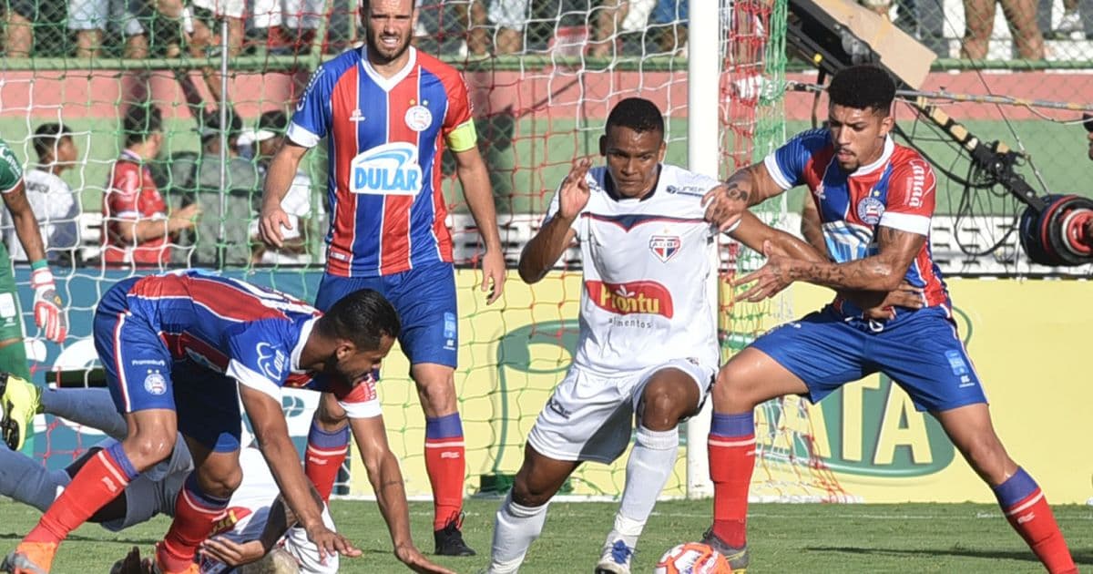 Com VAR, Bahia arranca empate com Bahia de Feira no primeiro jogo da final do Baiano