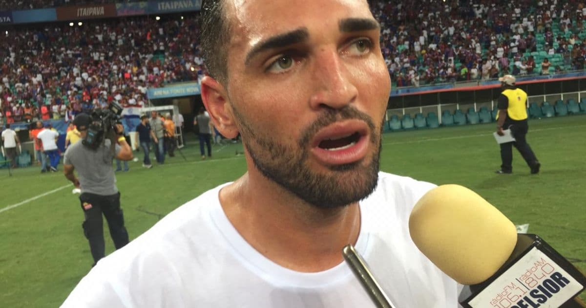 'Sensação única', destaca Gilberto ao marcar gol do título do Bahia 