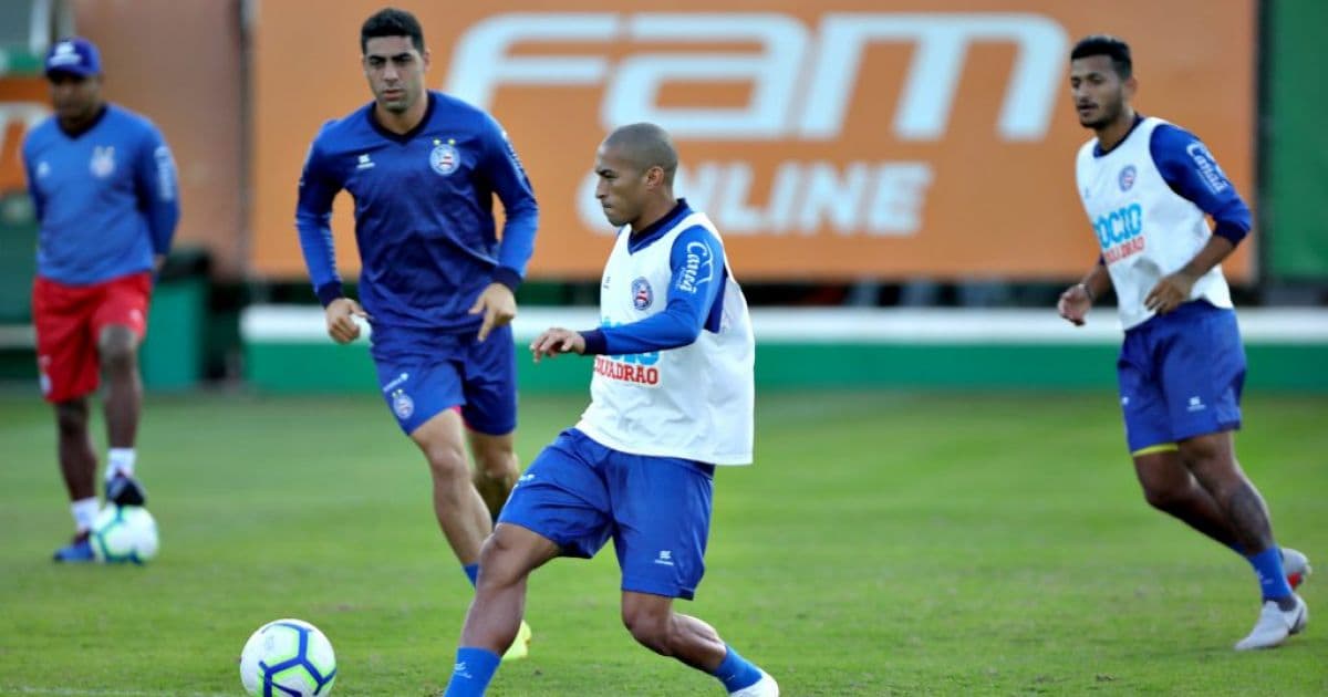 Com titulares poupados, Bahia inicia preparação para jogo contra o São Paulo