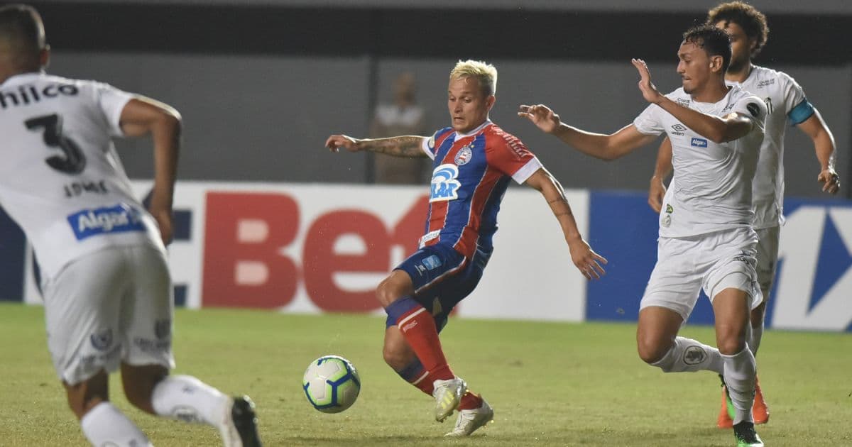 Em Pituaçu, Bahia perde para o Santos pelo Campeonato Brasileiro 