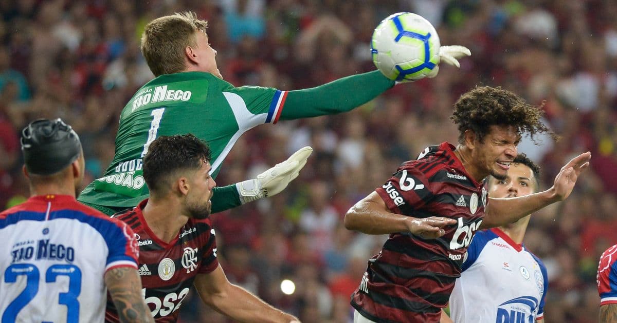 Bahia sai na frente, mas não resiste e leva virada do Flamengo no Maracanã