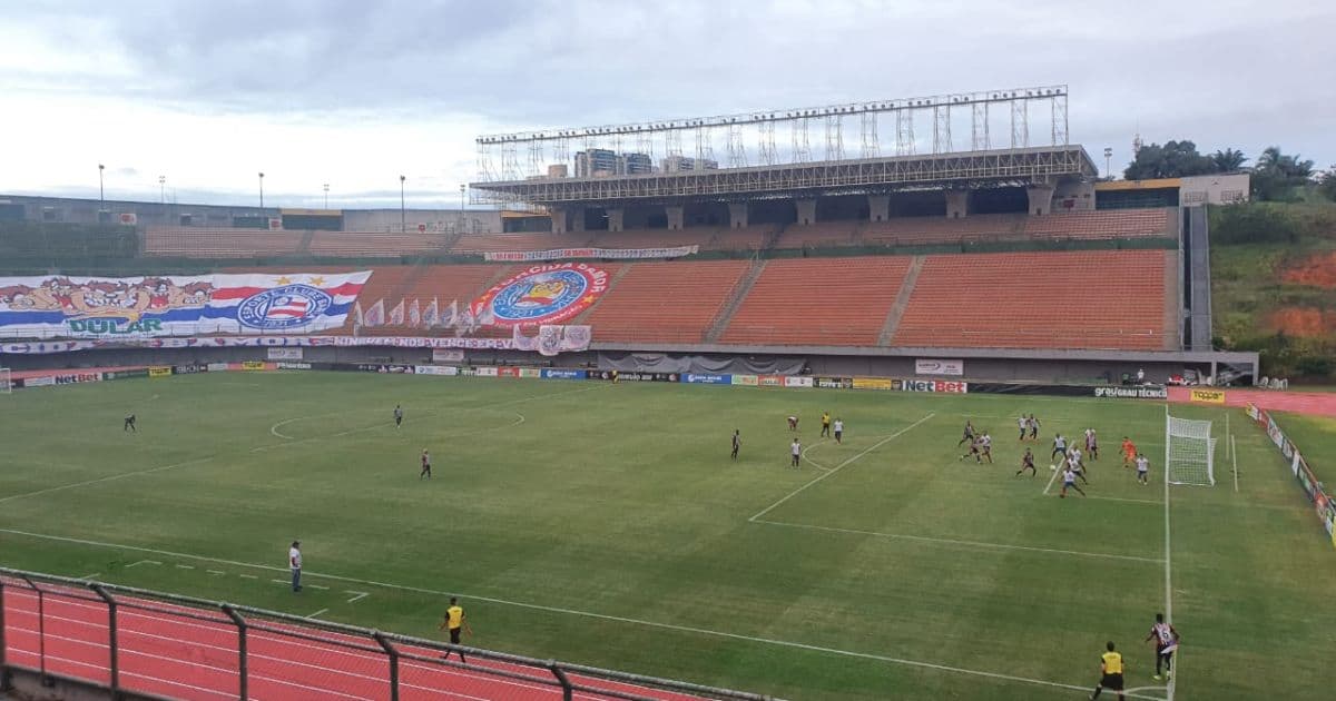 Com gol de Magno Alves, Bahia perde para o Atlético de Alagoinhas em Pituaçu