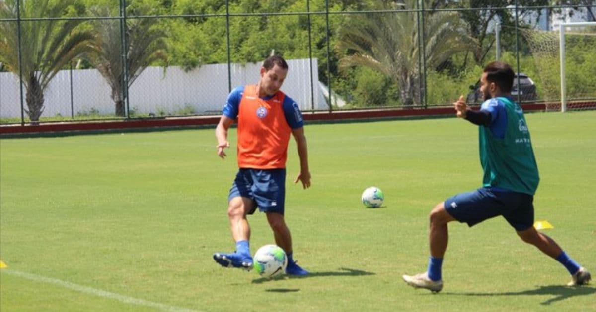 Bahia finaliza preparação com treino tático para encarar o Flamengo no Rio de Janeiro