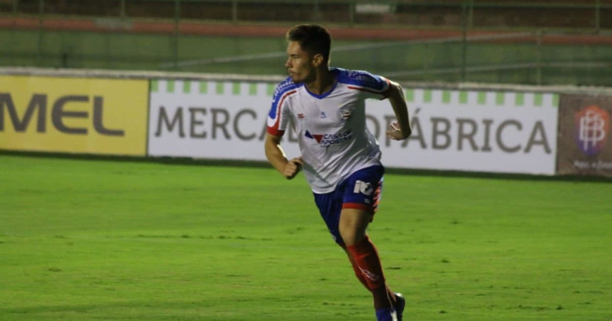 Autor de um dos gols do Bahia contra o Doce Mel, Caio Melo destaca vontade de ganhar