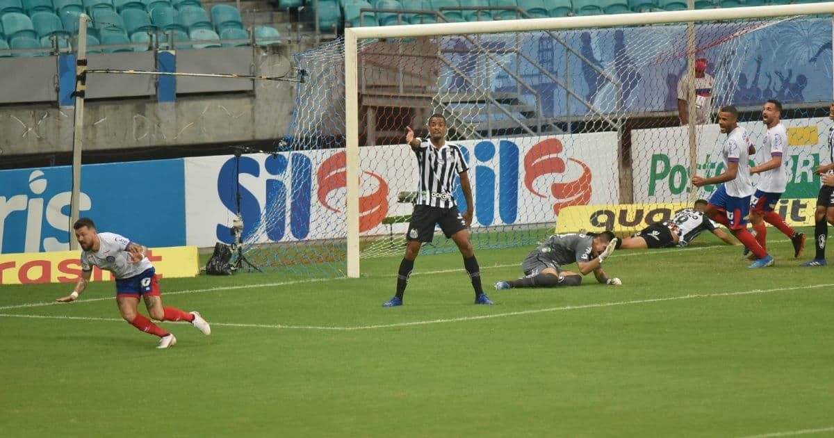 Bahia vence Santos no encerramento do Brasileirão e garante vaga na Sul-Americana