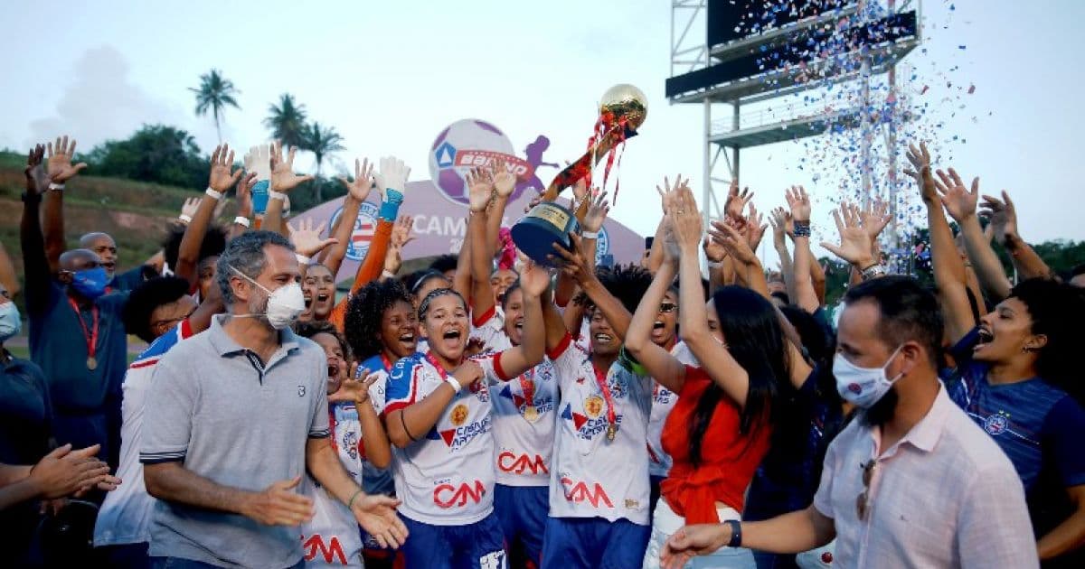 Bahia goleia Doce Mel e conquista o Campeonato Baiano de Futebol Feminino