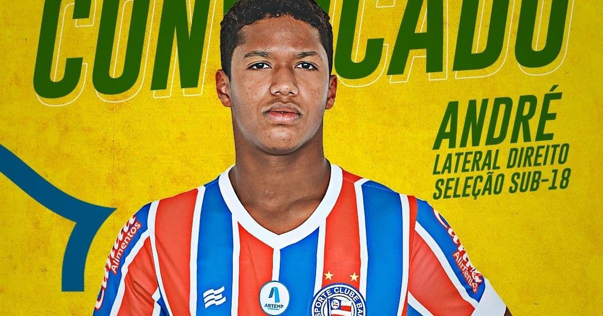 Lateral-direito do Bahia é convocado para Seleção Brasileira sub-18