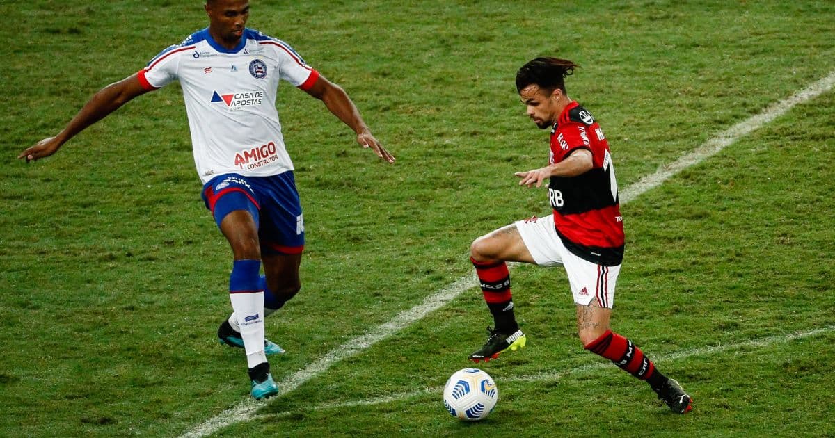 Em jogo marcado por bronca com juiz, Bahia perde para o Flamengo no Maracanã