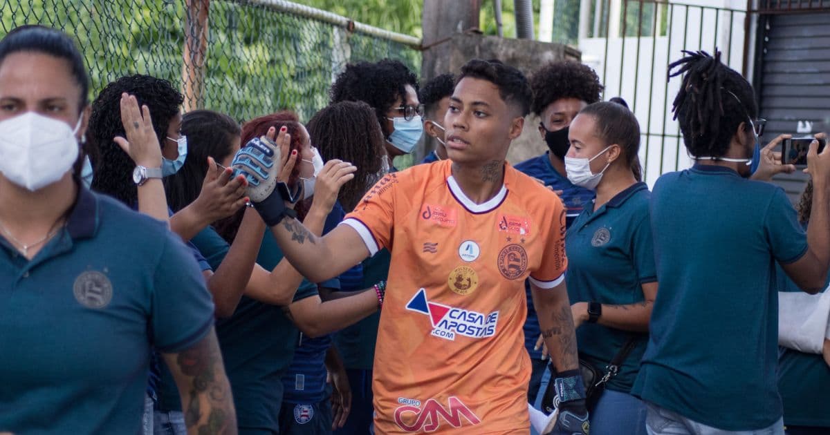 Futebol feminino: goleira Anna Bia anuncia saída do Bahia