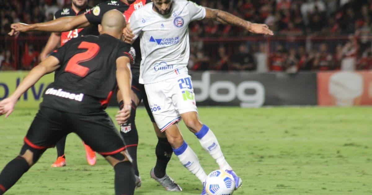 Expulso, Capixaba fica fora de jogo do Bahia contra o Atlético-MG