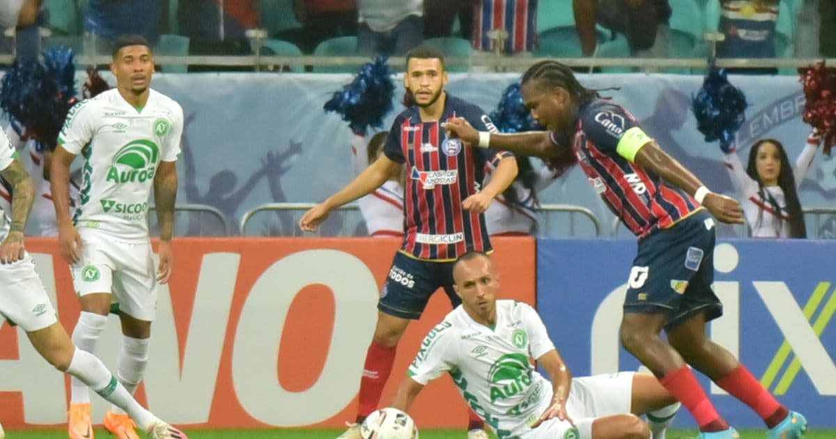 Bahia sofre gol relâmpago e perde para a Chapecoense na Fonte Nova pela Série B
