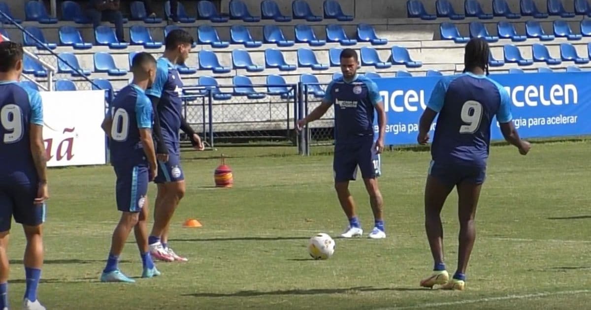 De olho no Athletico-PR, Bahia intensifica preparação no penúltimo treino