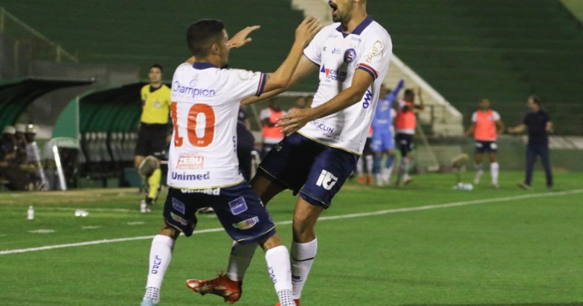 Com gols de Ignácio e Raí, Bahia vence o Guarani no Brinco de Ouro
