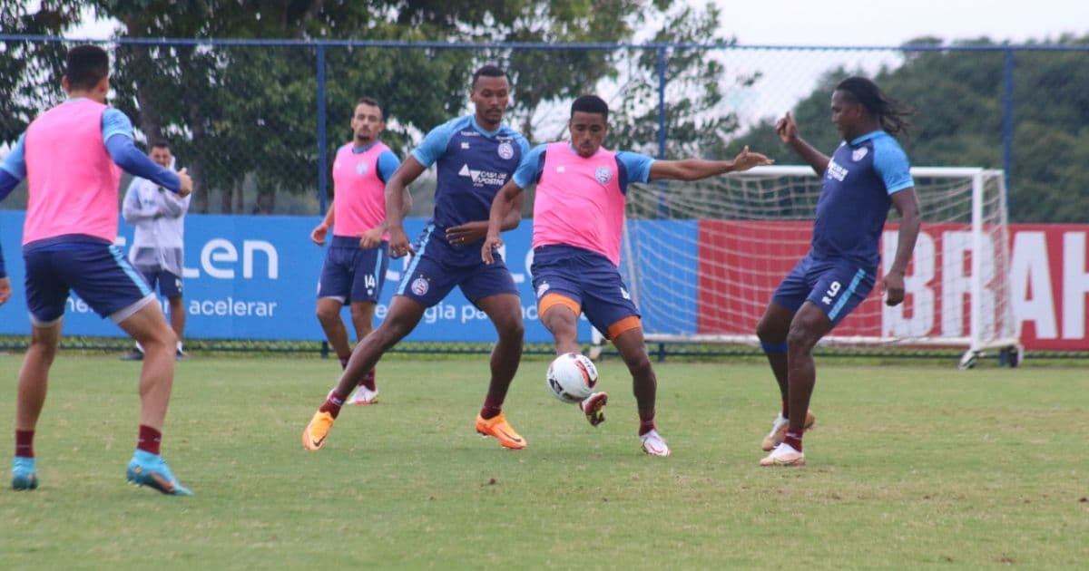 Bahia continua preparação para enfrentar o Cruzeiro com técnico e tático
