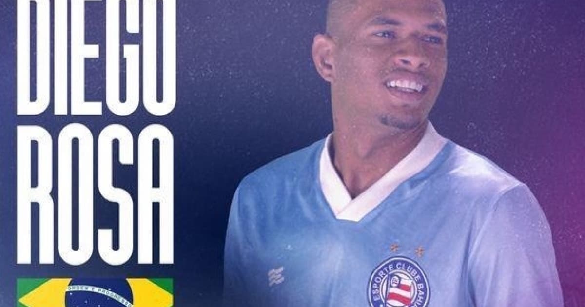 Bahia anuncia a contratação do meio-campista Diego Rosa