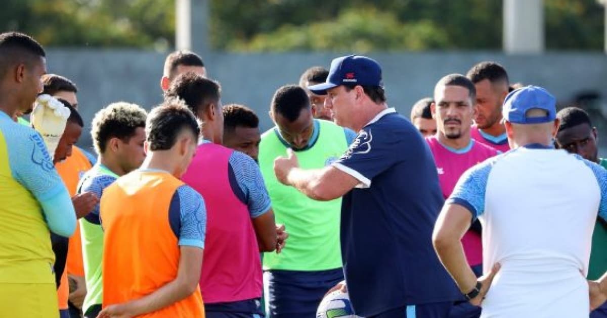 Bahia termina preparação para enfrentar o Atlético-MG; veja provável escalação