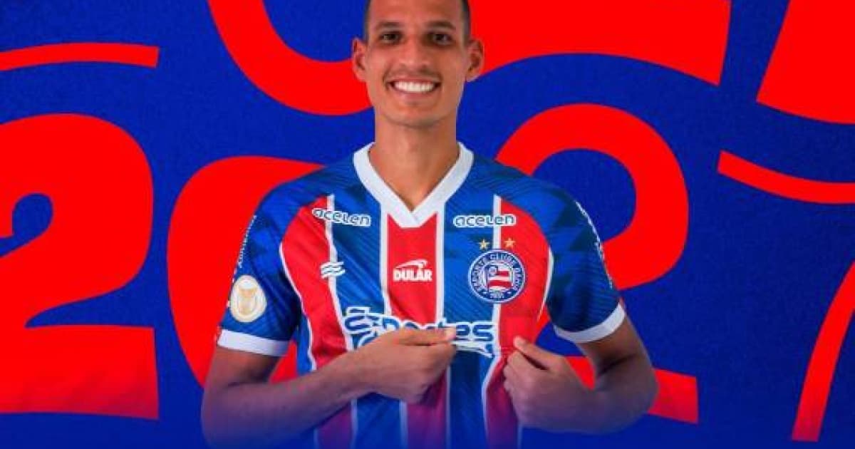 Bahia renova contrato com Gabriel Xavier até o fim de 2027
