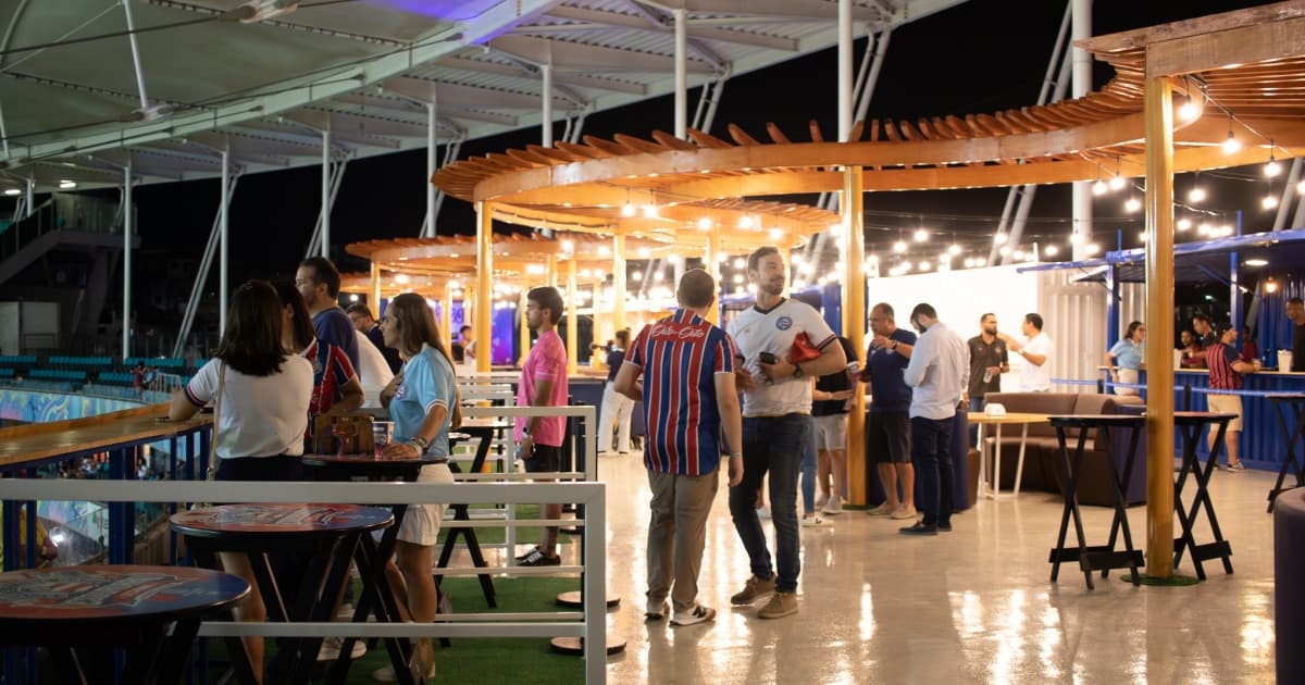 Bahia inaugura camarote no mirante da Fonte Nova com open bar e acarajé à vontade