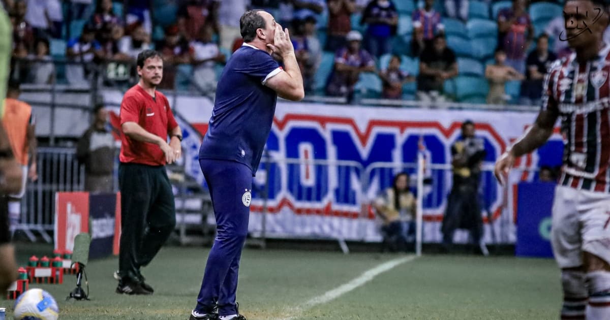 "Virar um jogo contra o atual campeão da Libertadores é simbólico", diz Ceni após triunfo do Bahia sobre o Fluminense