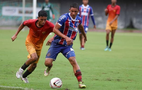 Sub-17 do Bahia alcança 14 jogos de invencibilidade e lidera o Baianão sub-20