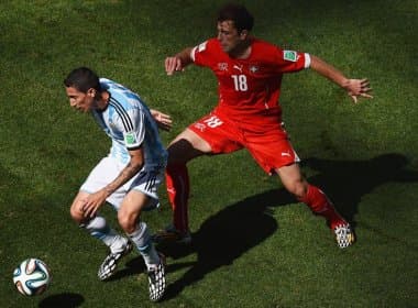 Intervalo: Argentina e Suíça empatam em 0 a 0