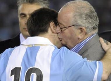 Messi lamenta morte de Julio Grondona nas redes sociais