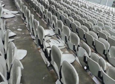 STJD denuncia Corinthians e Palmeiras por cadeiras quebradas