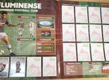 Por erro,  atletas do Fluminense não estão na 1ª remessa de figurinhas do álbum do Brasileirão