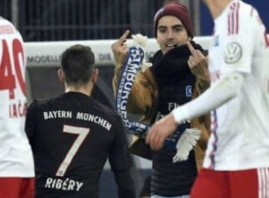 Ribéry minimiza agressão sofrida por torcedor que invadiu o campo