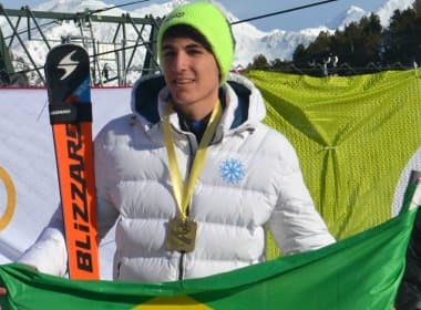 Esquiador baiano ganha medalha de bronze em competição internacional