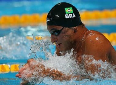 No peito, Felipe Lima conquista bronze na Copa do Mundo de natação