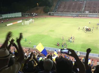 Jequié goleia PFC-Cajazeiras e fica perto da Série A do Campeonato Baiano