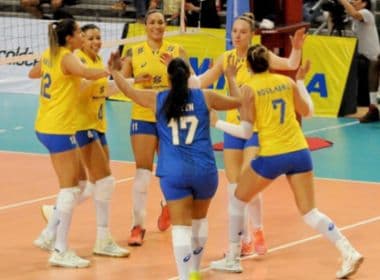 Vôlei: jogadoras celebram título do Brasil e vaga no Mundial de 2018