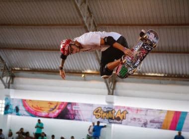 Rony Gomes fatura o Desafio Internacional de Vertical de skate em Lauro de Freitas
