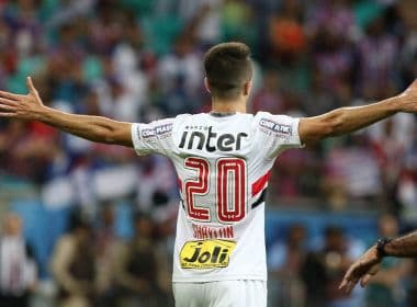 'Sentimento de alegria', diz Shaylon autor do gol de empate do São Paulo contra Bahia
