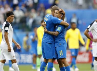 Eleito melhor em campo, Philippe Coutinho celebra vitória do Brasil: 'Emoção muito grande'