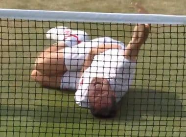 Em Wimbledon, Tenista finge contusão em provocação a Neymar 