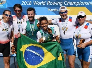Dupla brasileira conquista medalha de ouro no Mundial de Remo