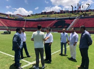 Barradão passa por vistoria da Conmebol para receber seleções na Copa América